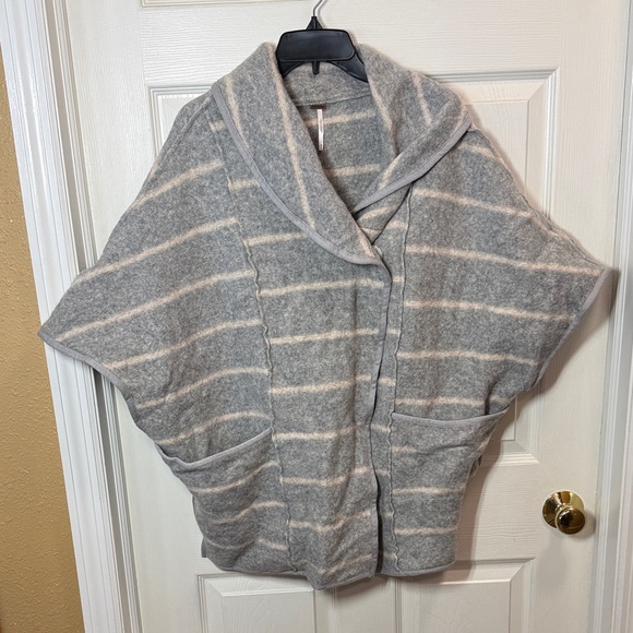 Free People Wool Blanket Coat/vest - Picture 2 of 7